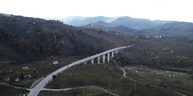 Karadeniz'i Akdeniz'e bağlayan yolun %95'i tamamlandı