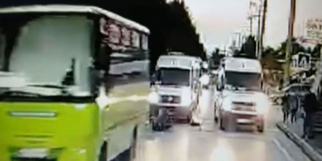 Bu kez yaya, minib�se �arpt�