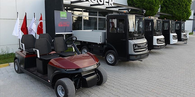 Yerli elektrikli hizmet araçları avrupa yollarında