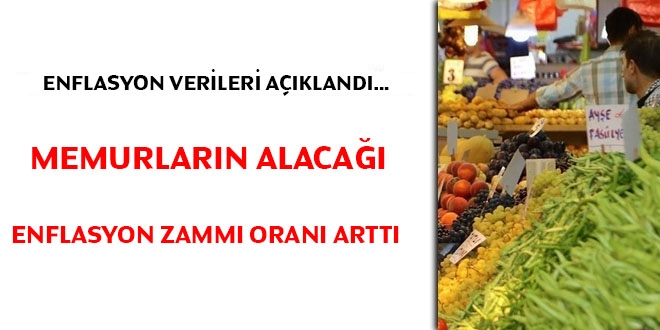 Enflasyon verileri açıklandı... Memurların alacağı enflasyon zammı oranı arttı