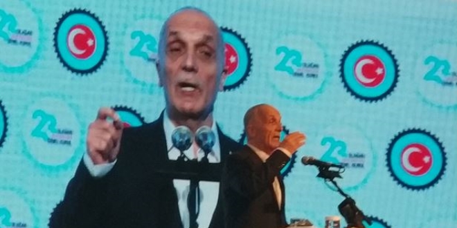 Ergün Atalay yeniden Türk-İş Genel Başkanı