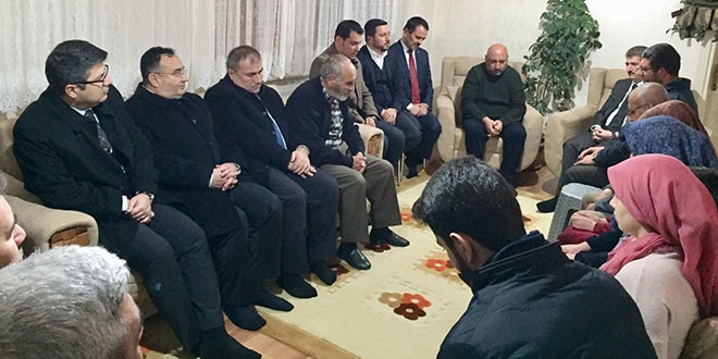 İçişleri Bakan Yardımcısı, şehit ailesini ziyaret etti