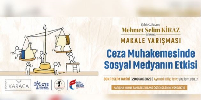 Şehit Savcısı Selim Kiraz anısına makale yarışması