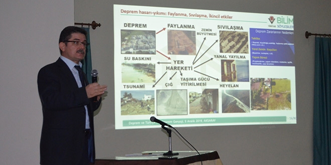 Prof. Dr. Nalbantçılar: Tuz Gölü fay hattı Aksaray için risk oluşturuyor