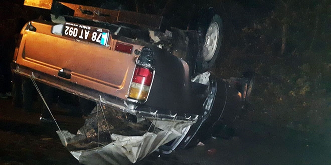 Orman İşletme Müdürlüğü personeli kazada yaralandı