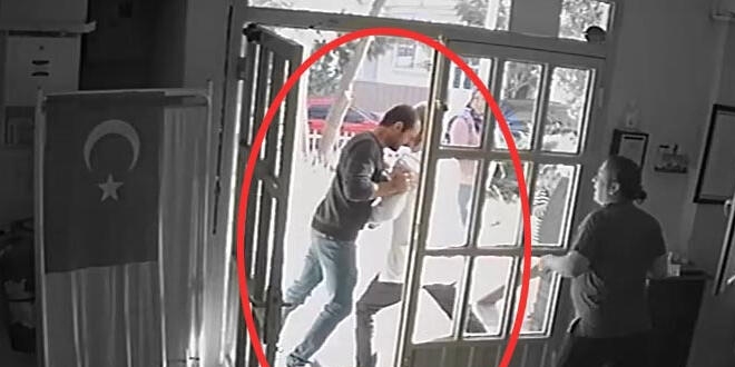 Doktora kafa atan saldırgan yakalandı