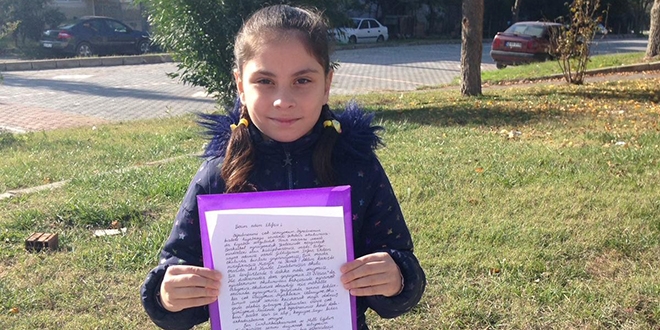 Minik ��renciden Erdo�an'a mektup: ���yorum