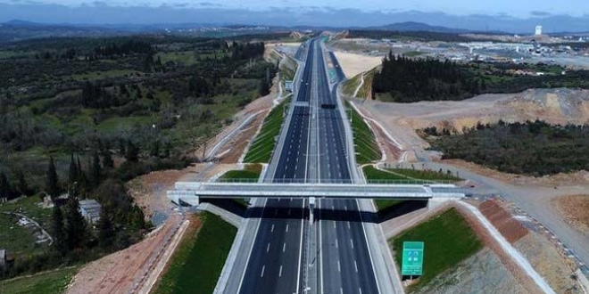 Kuzey Marmara Otoyol Projesi'nde sona yaklaşıldı