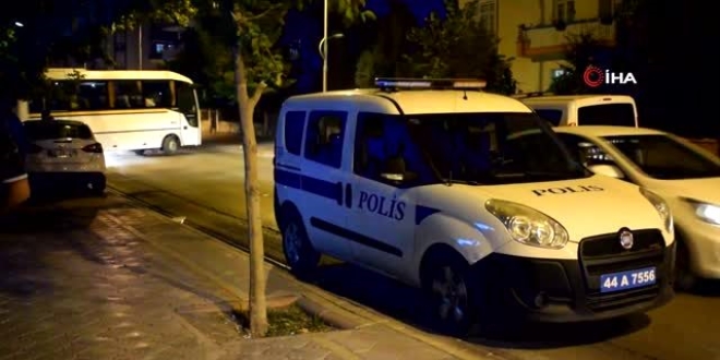 Malatya'da polis noktasna ate ald