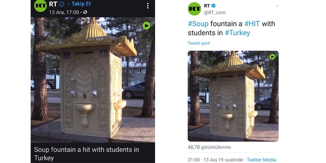 Üniversitedeki çorba çeşmesi yabancı kanalların ilgisini çekti
