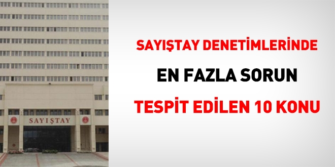 Saytay denetimlerinde en fazla sorun tespit edilen 10 konu