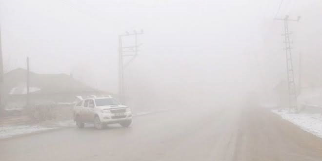 Ağrı ve Erzurum'da yoğun sis etkili oluyor