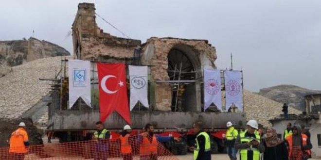 Hasankeyf'teki son eser Er-Rızk Camisi taşınıyor