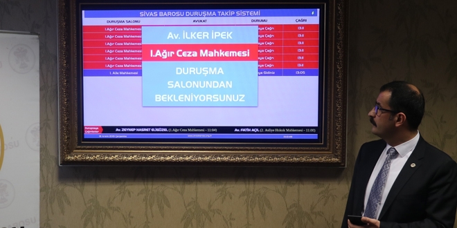 Bu proje ile adliye koridorlarında mübaşir sesi son buldu