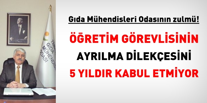 Gda Mhendisleri Odas, 5 yldr ayrlma dilekesini reddediyor