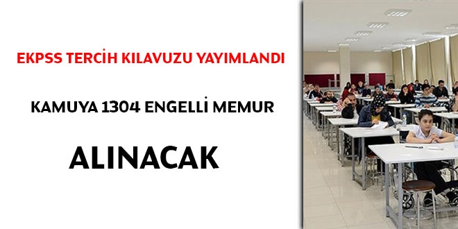 2019 yılı EKPSS tercih kılavuzu yayımlandı