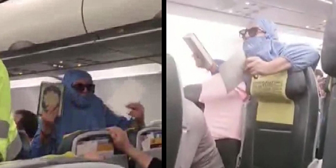 'FET�'c�y�m ve u�a�� patlataca��m' diye ba��ran kad�na 10 y�l hapis istendi