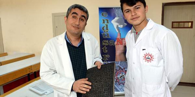 Atık çaydan sunta ürettiler
