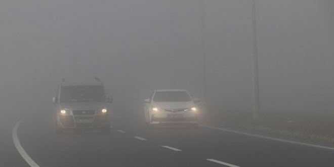 Bolu Da'nda saanak ve sis etkili oluyor