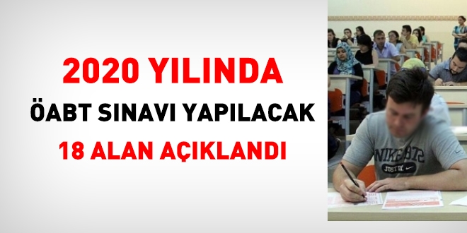 MEB, ABT snav yaplacak 18 alan aklad