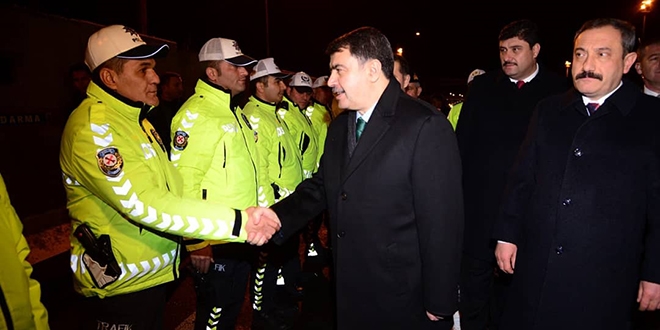 Ankara Valisi'nden polis ve jandarma personeline ziyaret