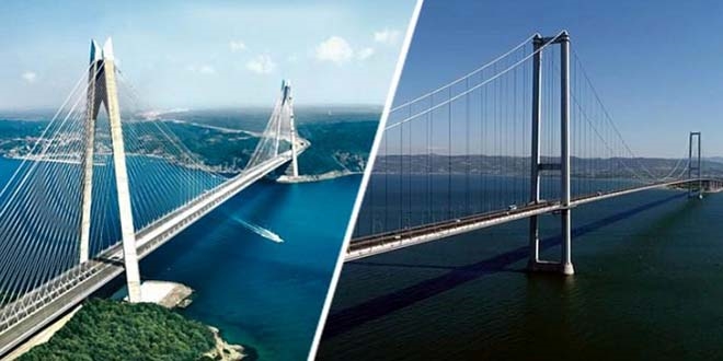 İki köprünün geçiş ücretlerine yüzde 14 zam