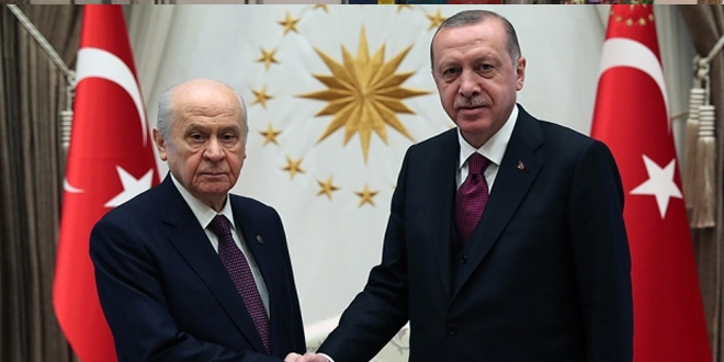 Erdo�an, Bah�eli'nin do�um g�n�n� kutlad�