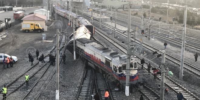 Ankara'da tren kazası