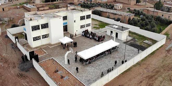 Terör karargahına çevrilen okul 'Barış Pınarı' adıyla açıldı