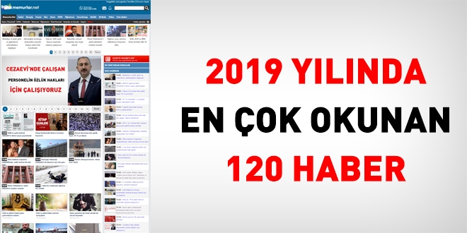 2019 ylnda en ok okunan 120 haber