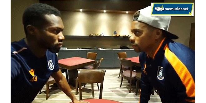 Yabancı futbolculardan 'Çiçek Abbas' atışması