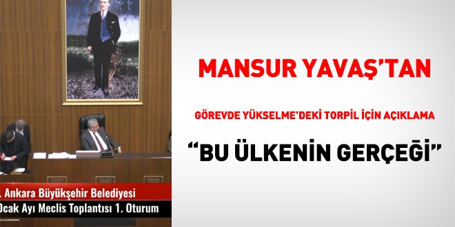 Mansur Yava, grevde ykselmedeki torpil iin 'Bu lkenin gerei' yantn verdi