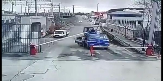 Ankara Büyükşehir'e ait vinç'in freni patladı: 2 yaralı