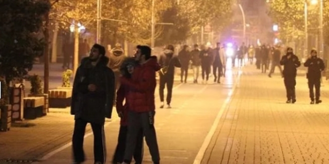 Silivri'de deprem vatandaşları sokağa döktü