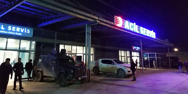 Maganda kurşununun isabet ettiği damat ağır yaralandı
