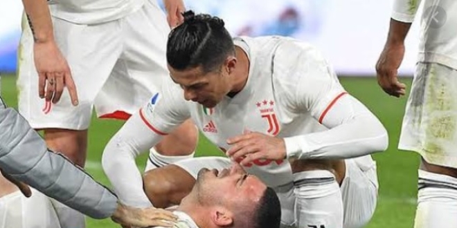 Ronaldo'dan Merih Demiral'a destek: Geçmiş olsun kardeşim