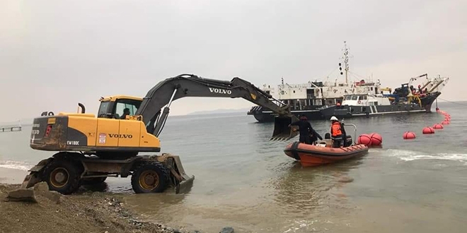 Marmara Adası 15 gün sonra elektiriğe kavuştu