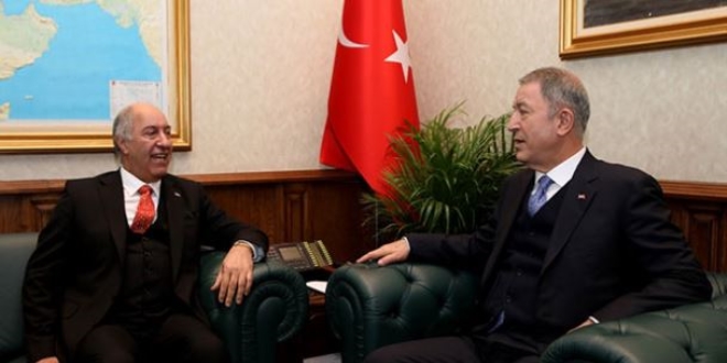 Bakan Akar, Irak'n Ankara Bykelisi'ni kabul etti