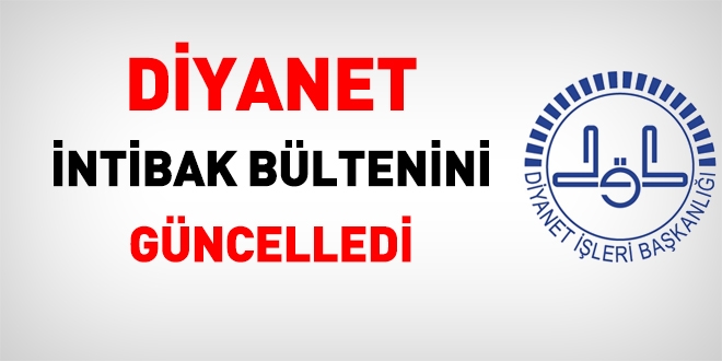 Diyanet, İntibak Bültenini güncelledi
