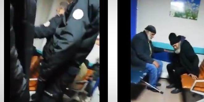 Hastaneye sığınan evsizleri şikayet edip dışarı attırdılar
