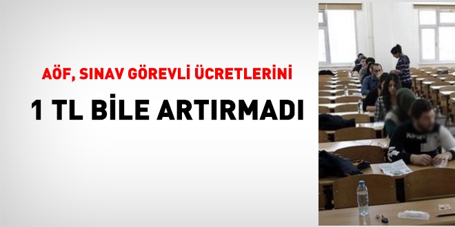 AF snav grevli cretlerini 1 TL bile arttrmad!