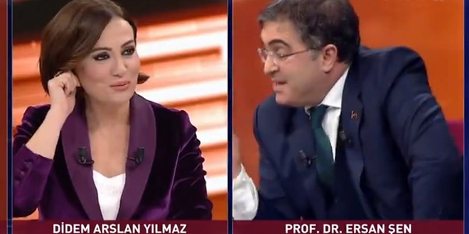 Ersan Şen konuşurken moderatör panik oldu