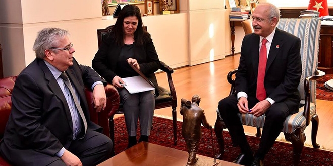 AP Raportörü, Kılıçdaroğlu'nu ziyaret etti