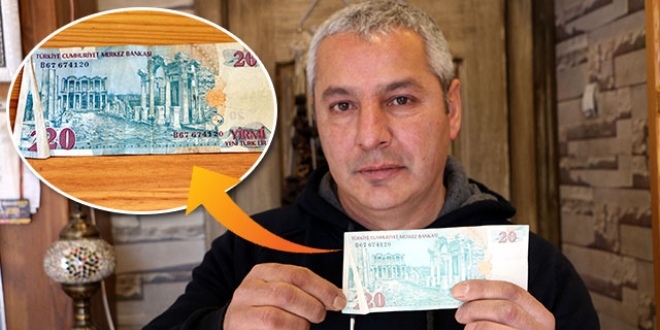 Hatalı baskı 20 YTL için 50 bin lira istiyor