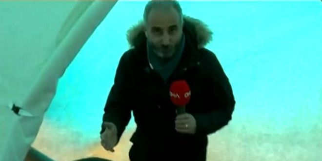 CNN Türk muhabiri tepki çekti: Sıcacık çadırlarında mutlular