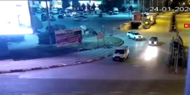Mobese kamerasında deprem anı böyle görüntülendi
