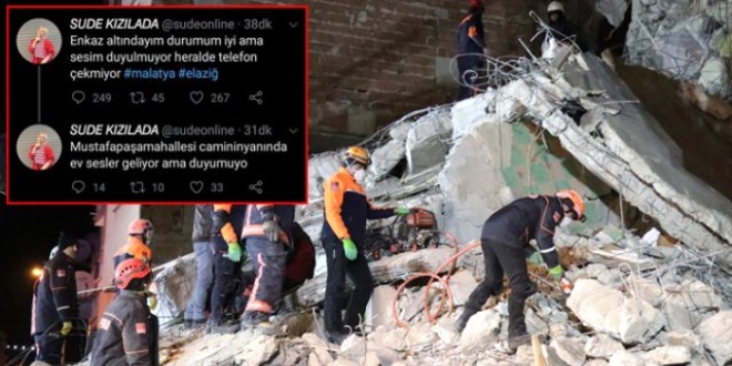 Sahte hesapla enkaz altındayım paylaşımları yaptılar