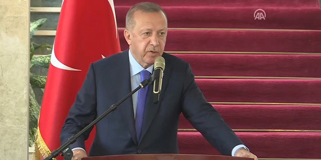 Erdoğan: Hafter'in barış diye bir derdi yok