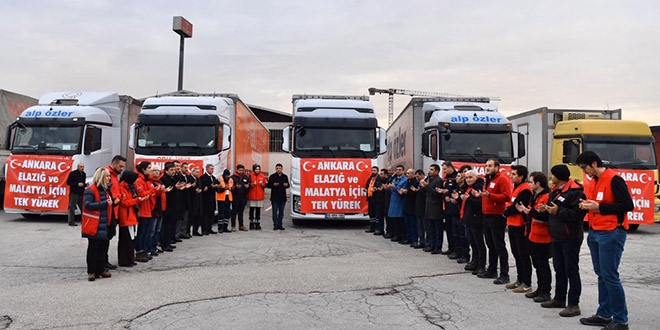 Ankara Valiliği duyurdu: Yardım konvoyu yola çıktı