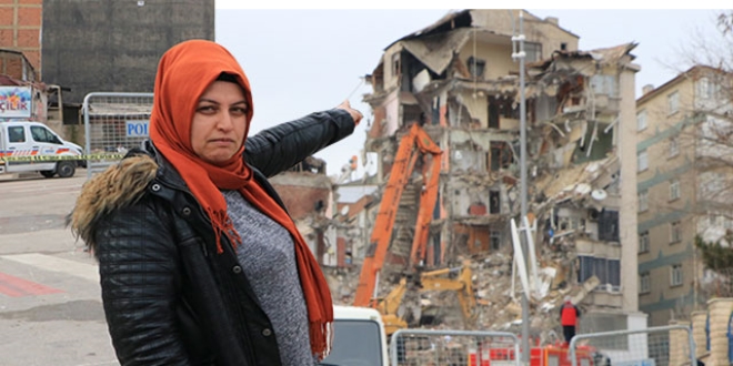 2 hafta önce taşınmıştı! Hasarlı gerekçesiyle yıkılıyor